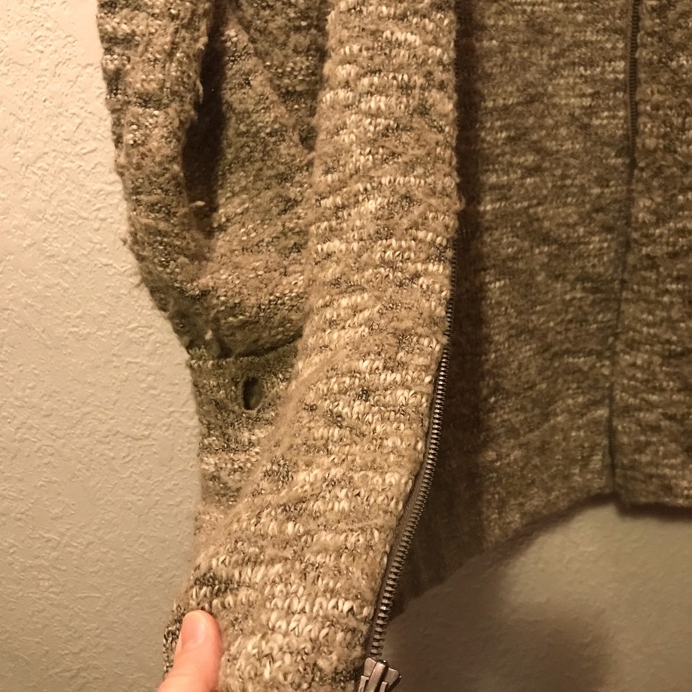 Exofficio zip up cardigan